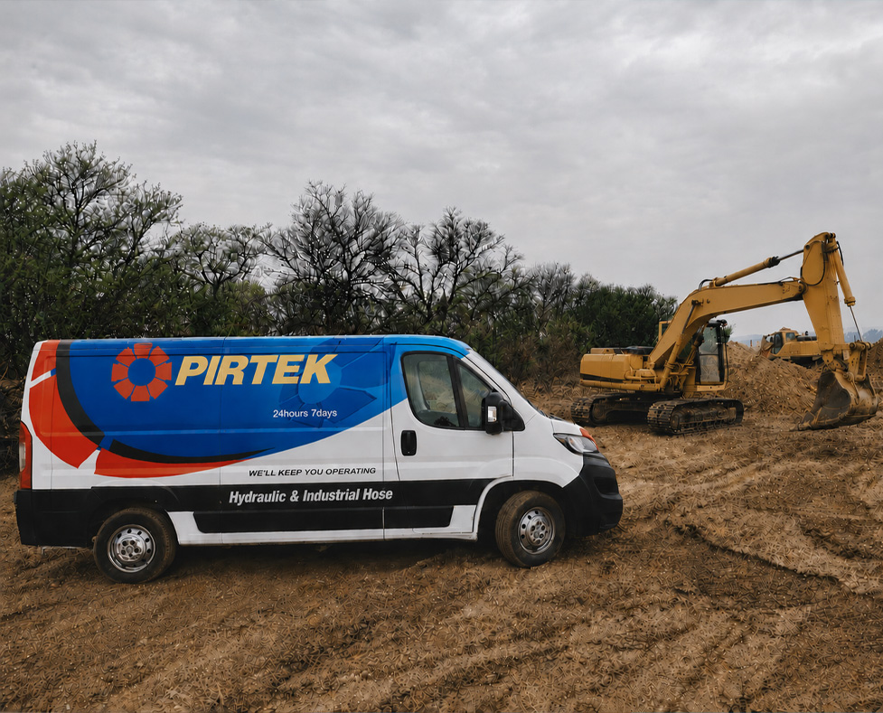 Pirtek technician on-site